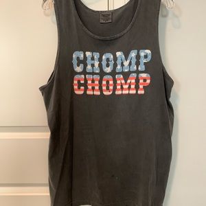 Chomp Chomp Tank in grey-great for the 4th of July